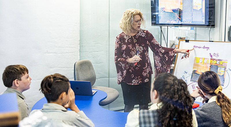 Kathryn Newman Principal of St Paul the Apostle Primary Winston Hills